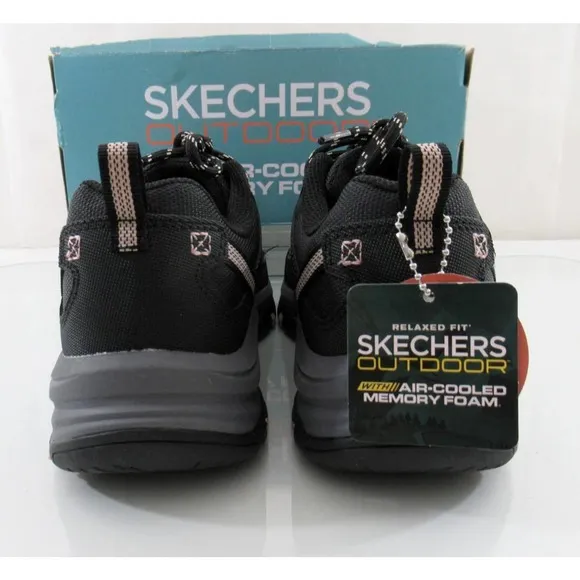 Women's Skechers Relaxed Fit Trego Drift In Outdoor Sneakers Black Size 8.5