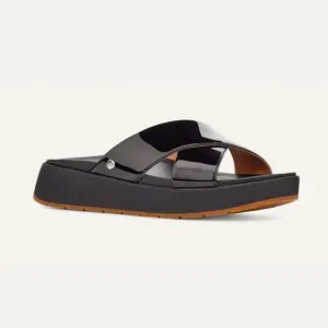 Women’s UGG Emily patent leather slide sandals- Size 7