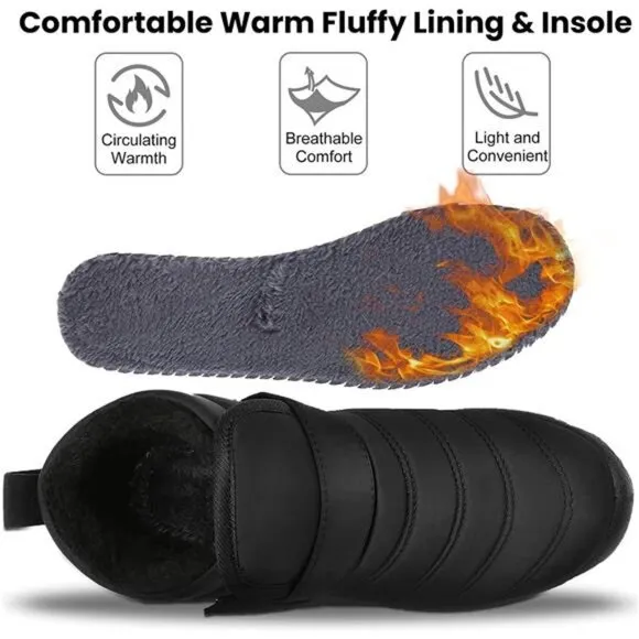 Women's Winter Snow Boots Fur Lined Warm Ankle Booties