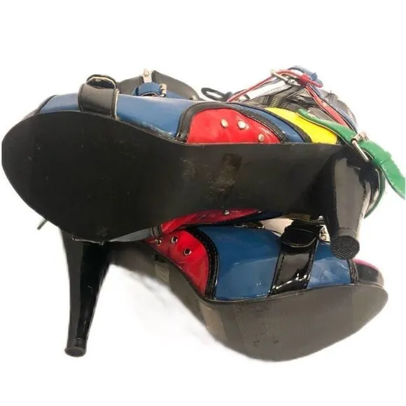 Y2K Zig Shoo statement 4” heel boots