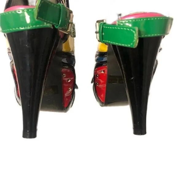 Y2K Zig Shoo statement 4” heel boots