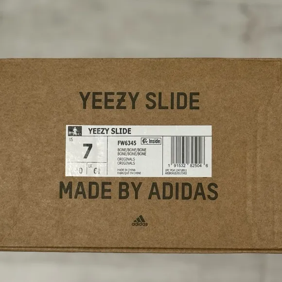 Yeezy “BONE” Slide Sandals