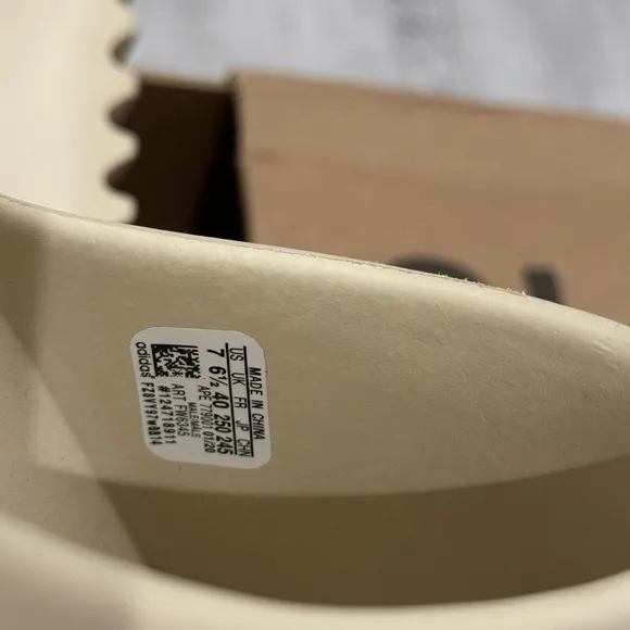Yeezy “BONE” Slide Sandals