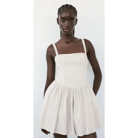 Zara Voluminous  Mini Dress Size S L XXL